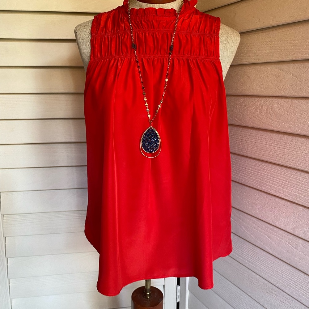 Small Joie Top. Gorgeous red.